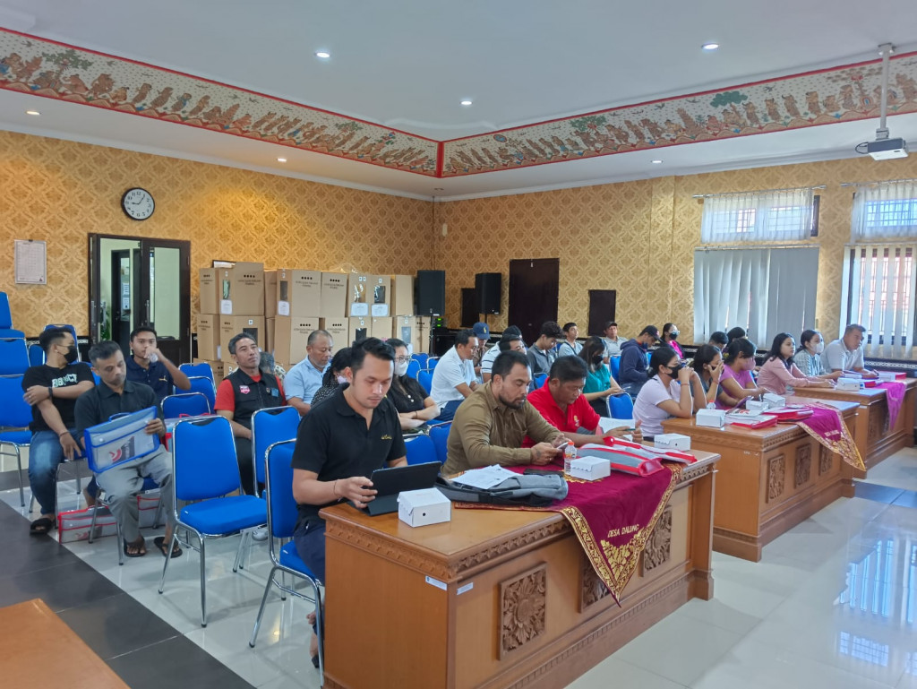 Rapat Koordinasi Dan Evaluasi Hari Kerja Pantarlih Di Desa Dalung